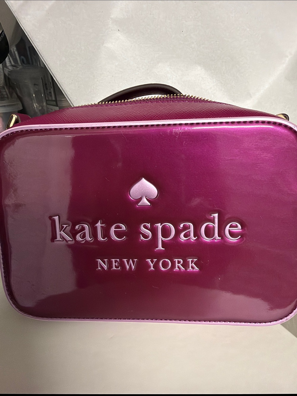kate spade Glossy Fuchsia Crossbody Bag
